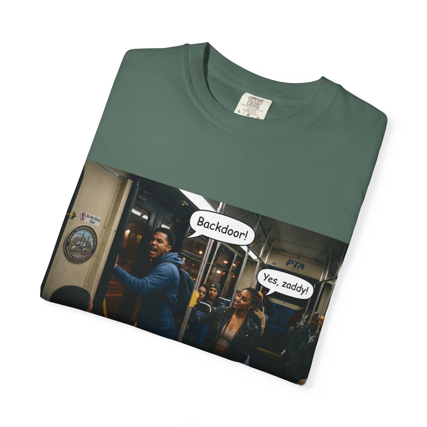 Backdoor Unisex Garment-Dyed T-shirt