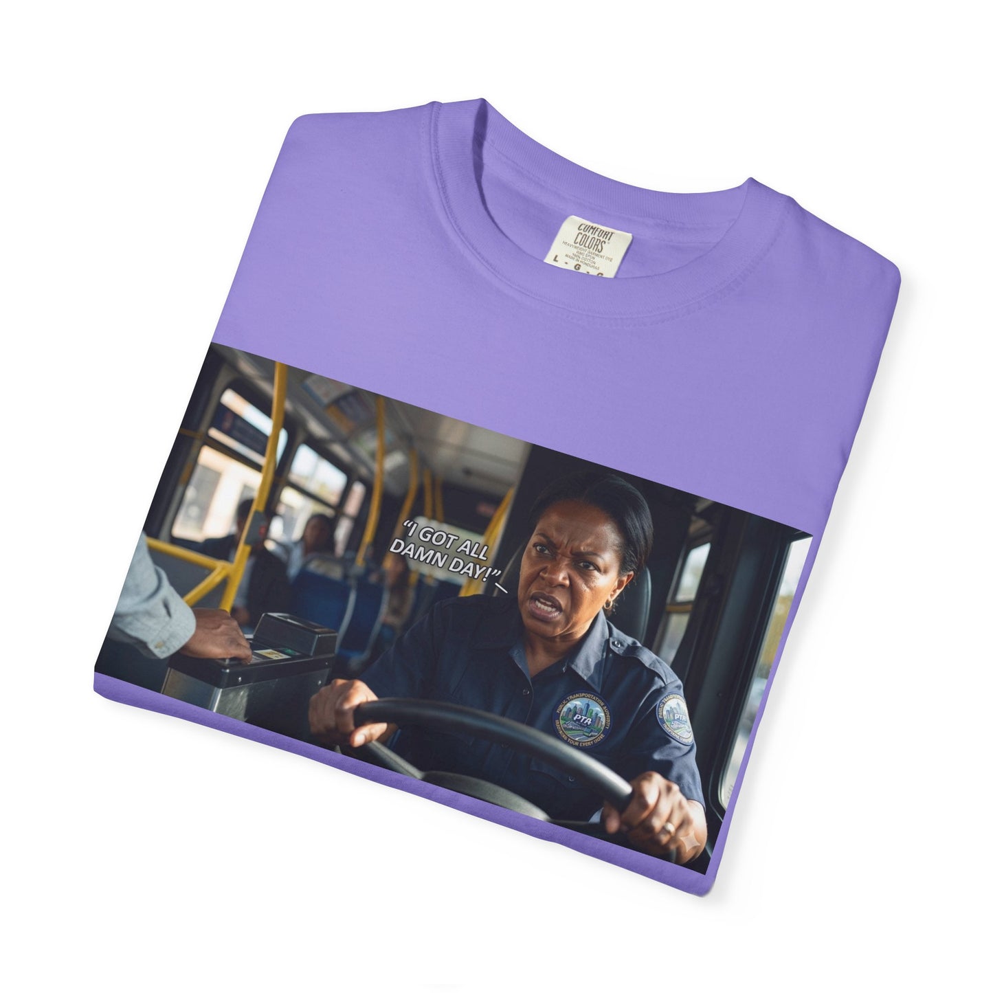Having a Bad Day Funny Mood Garment-Dyed T-Shirt — Relatable Gift Idea