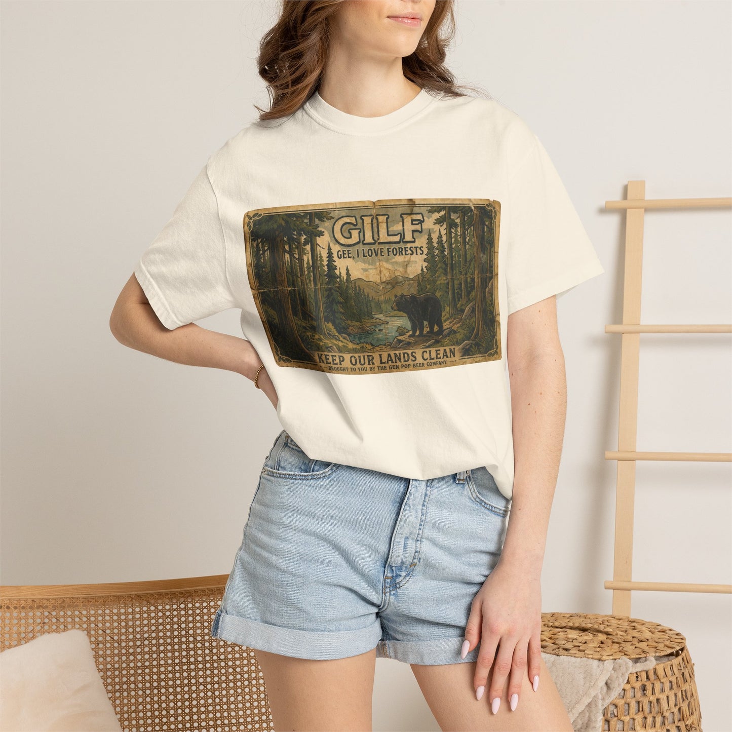 GILF Bear Unisex Garment-Dyed T-shirt