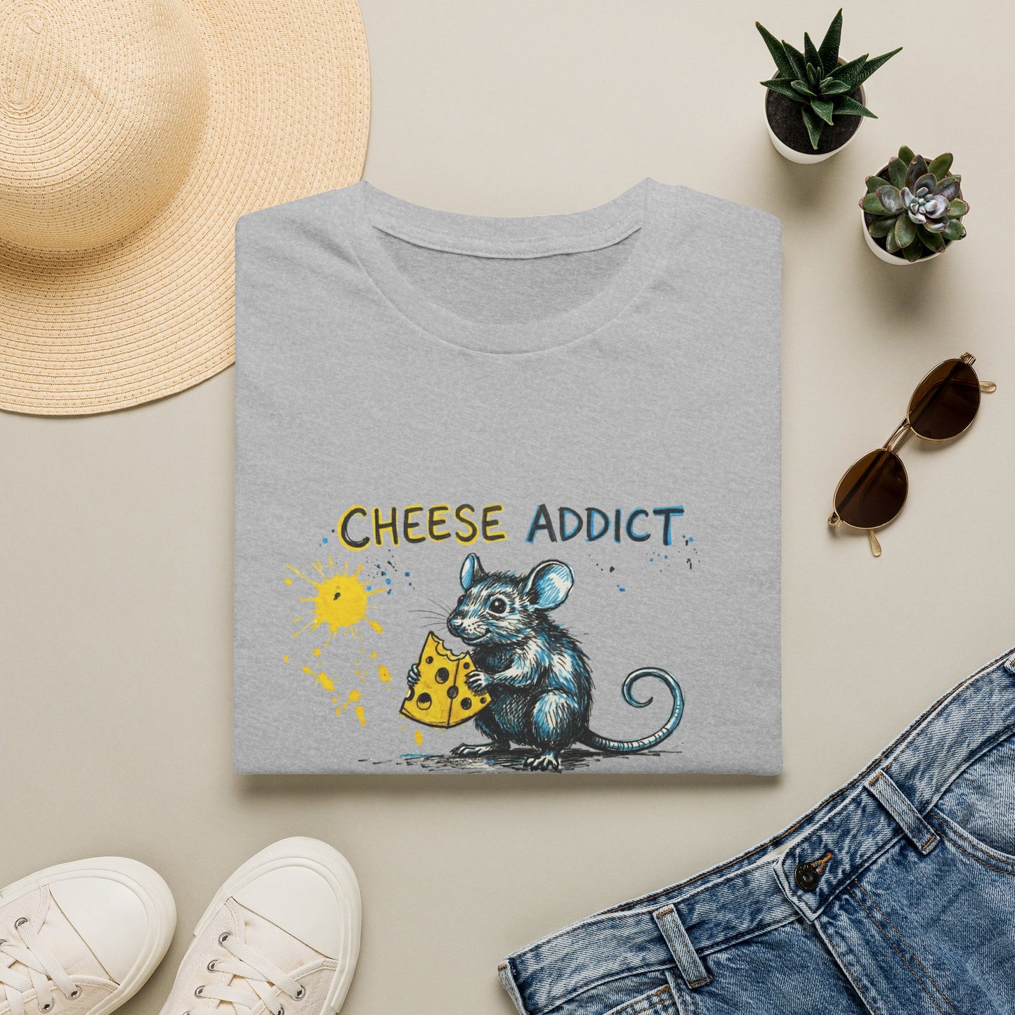 Cheese addict Unisex Softstyle T-Shirt