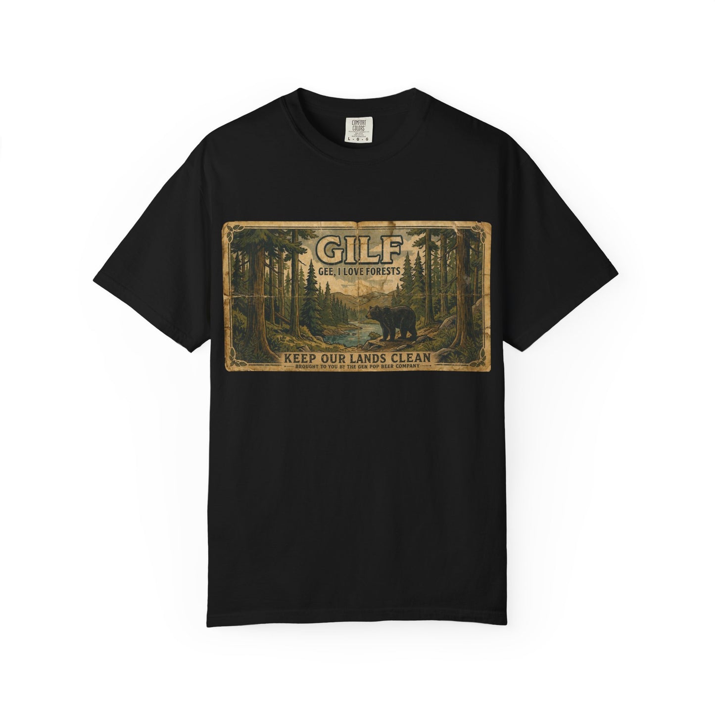 GILF Bear Unisex Garment-Dyed T-shirt