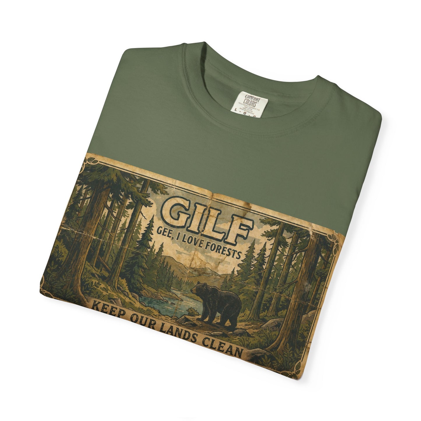 GILF Bear Unisex Garment-Dyed T-shirt