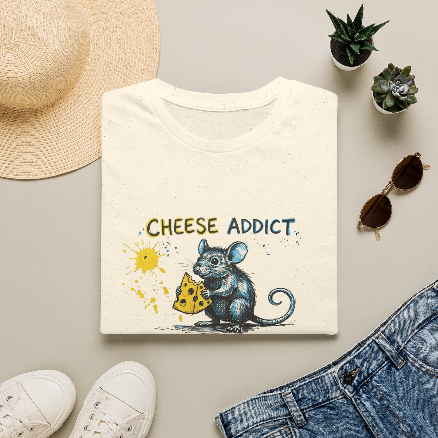 Cheese addict Unisex Softstyle T-Shirt