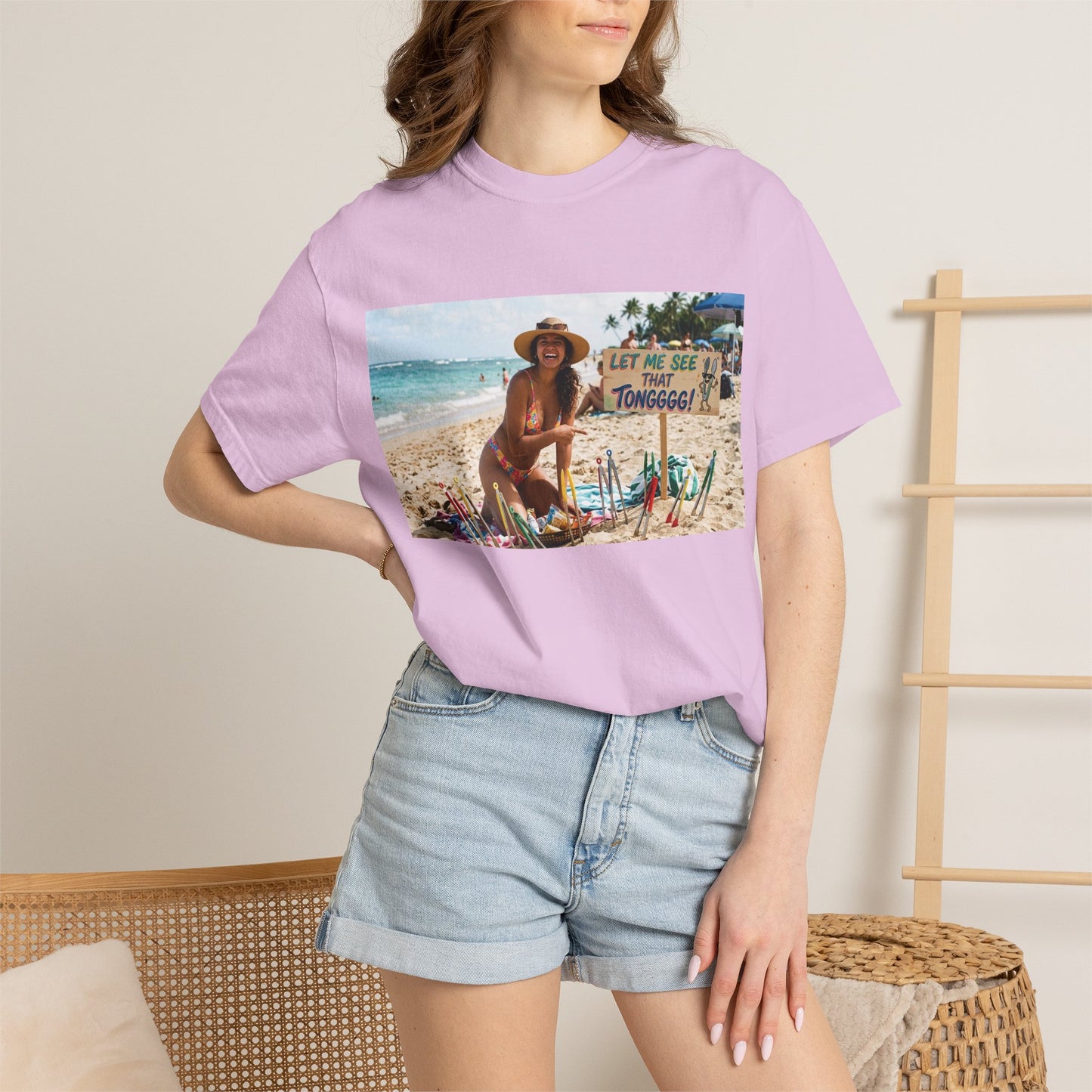 Let me see that tong Unisex Garment-Dyed T-shirt