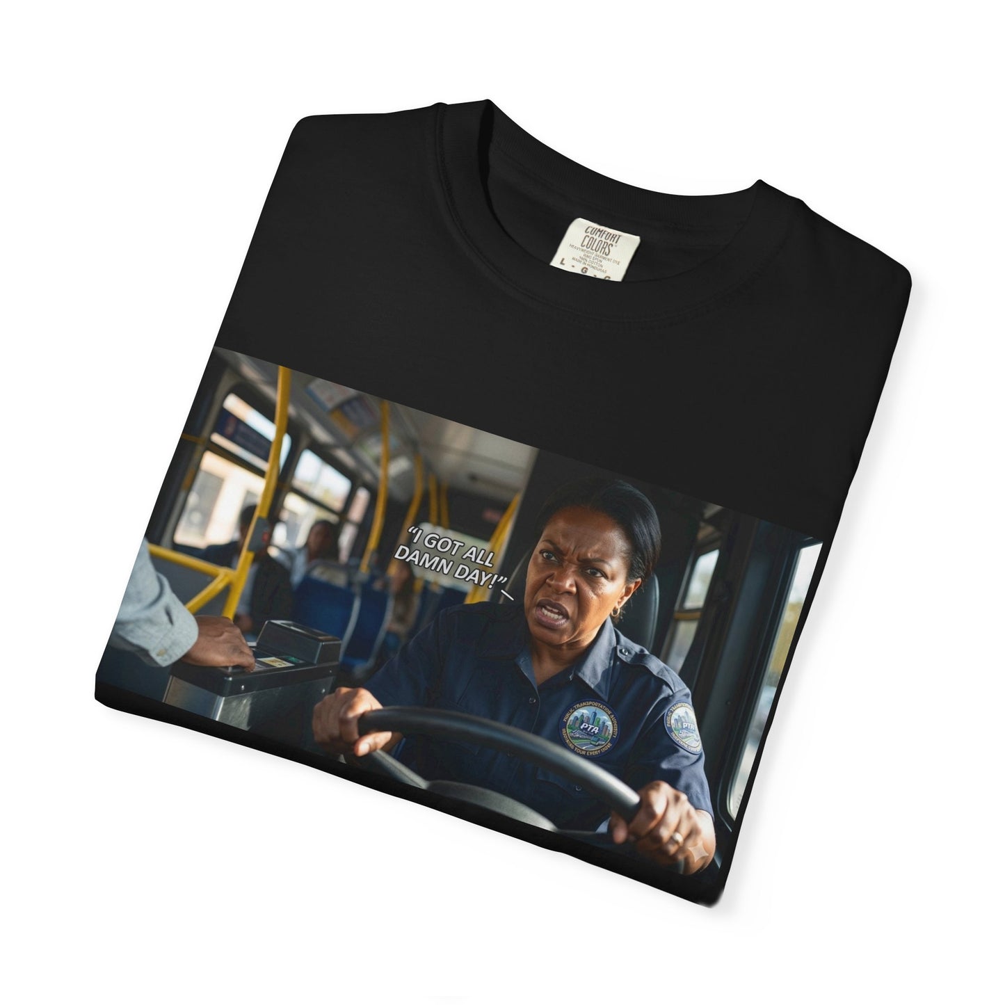 Having a Bad Day Funny Mood Garment-Dyed T-Shirt — Relatable Gift Idea