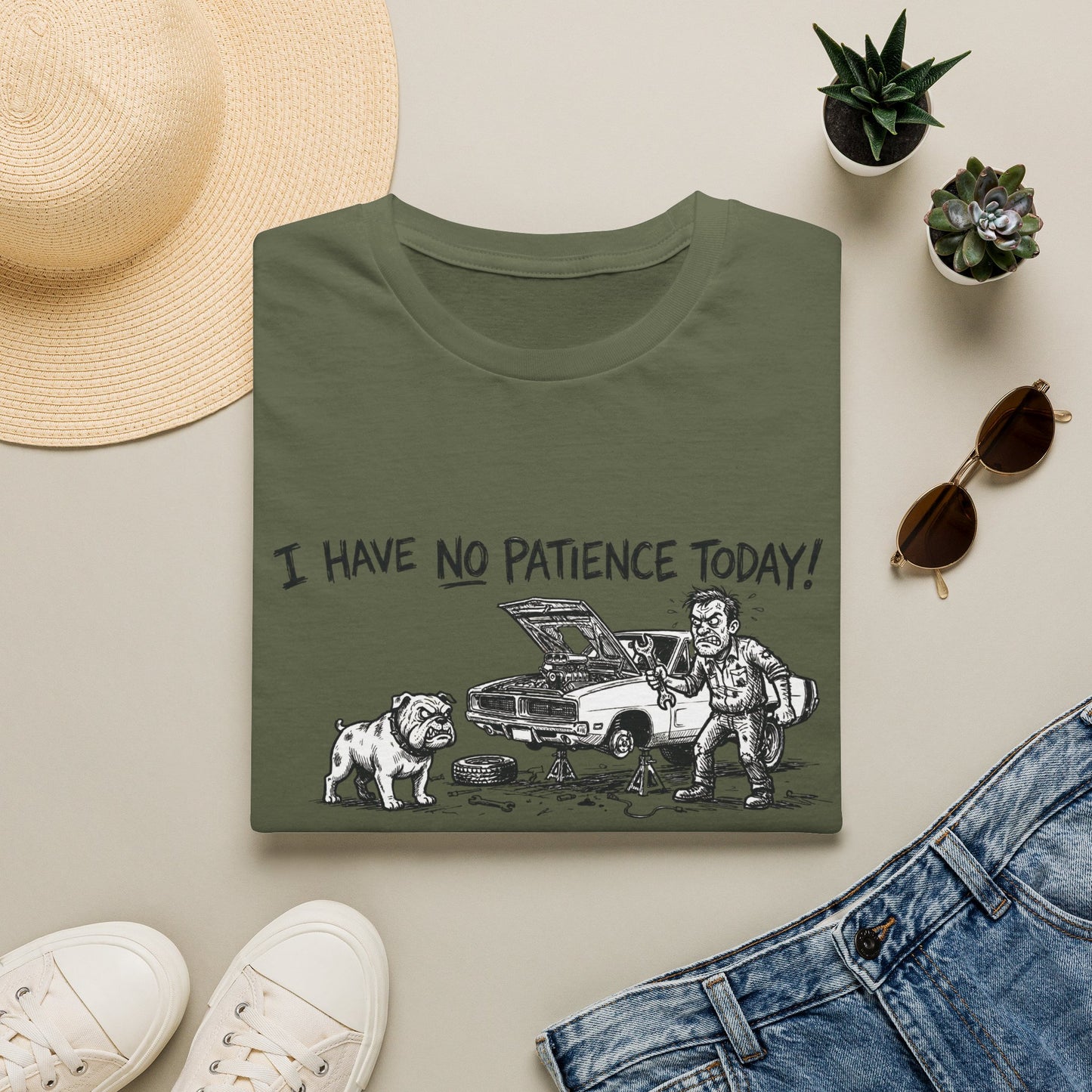 I have no patience today Unisex Softstyle T-Shirt