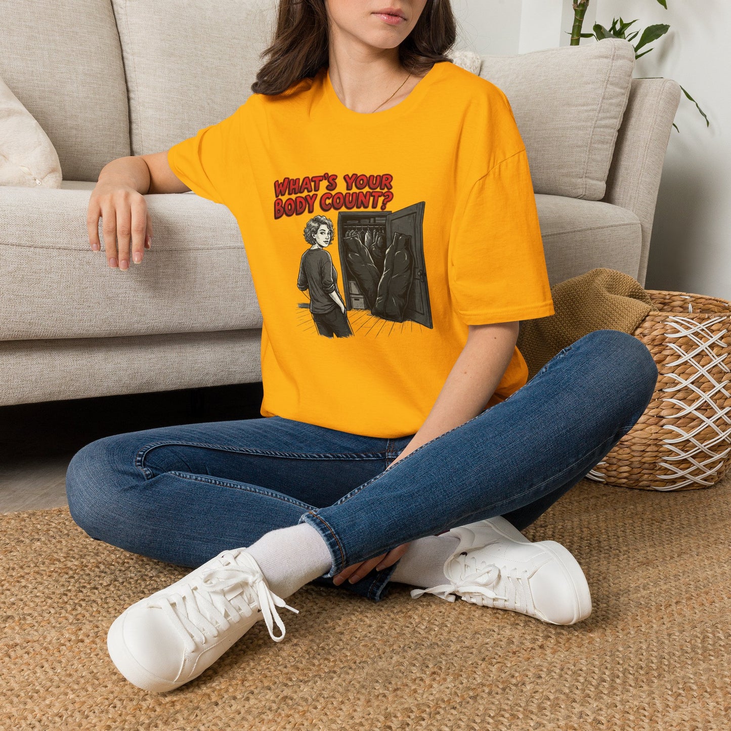 Body Count Funny Adult Humor Softstyle Tee — Gag Gift for Him or Her