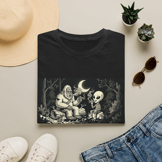 Bigfoot and friends Unisex Softstyle T-Shirt