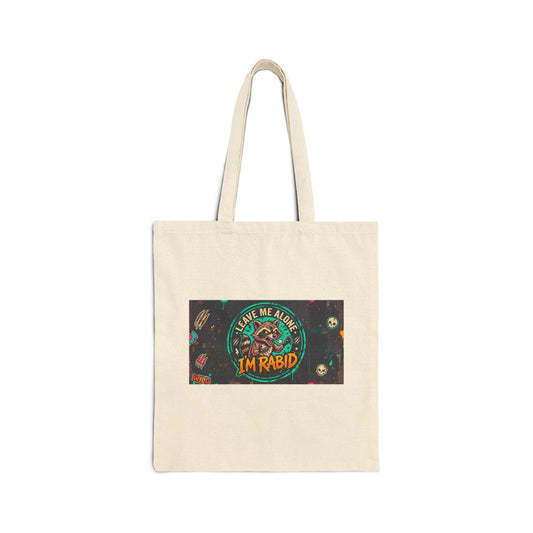 I'm Rabid Dual Graphic Cotton Canvas Tote Bag