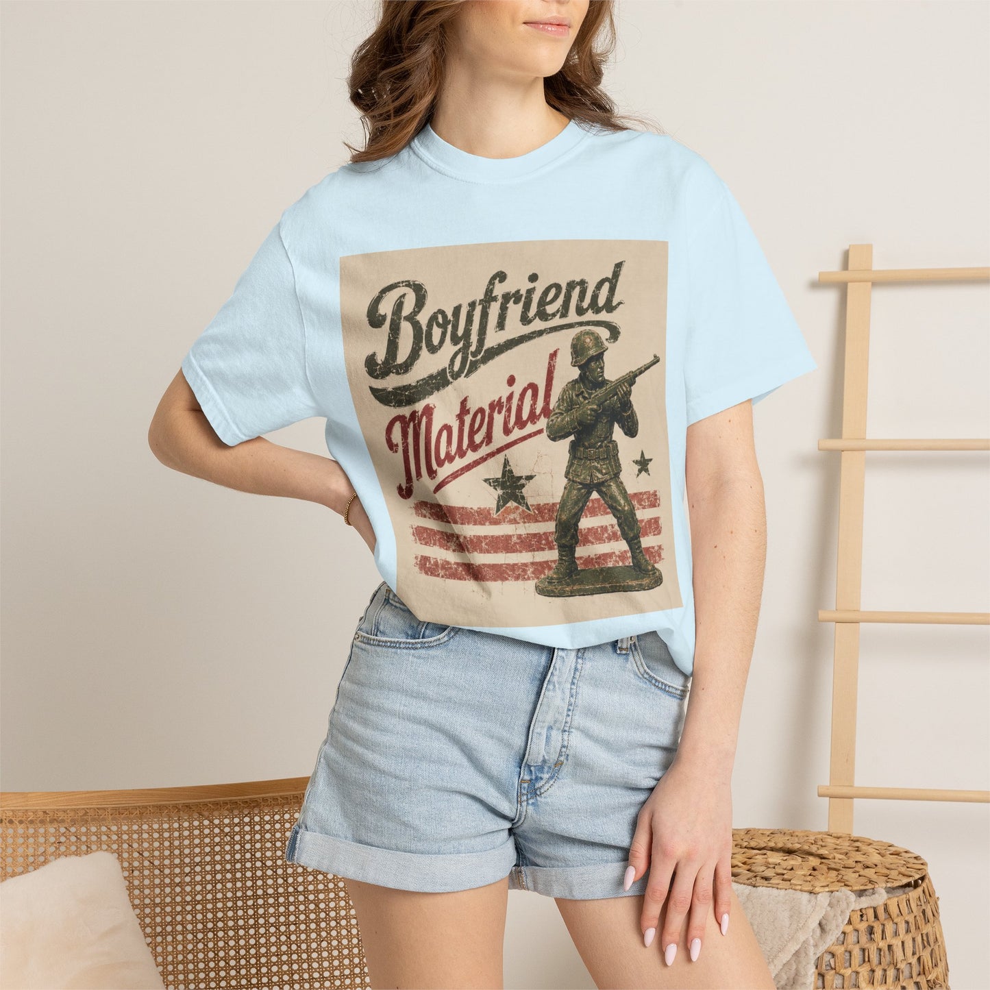 Boyfriend Material Unisex Garment-Dyed T-shirt