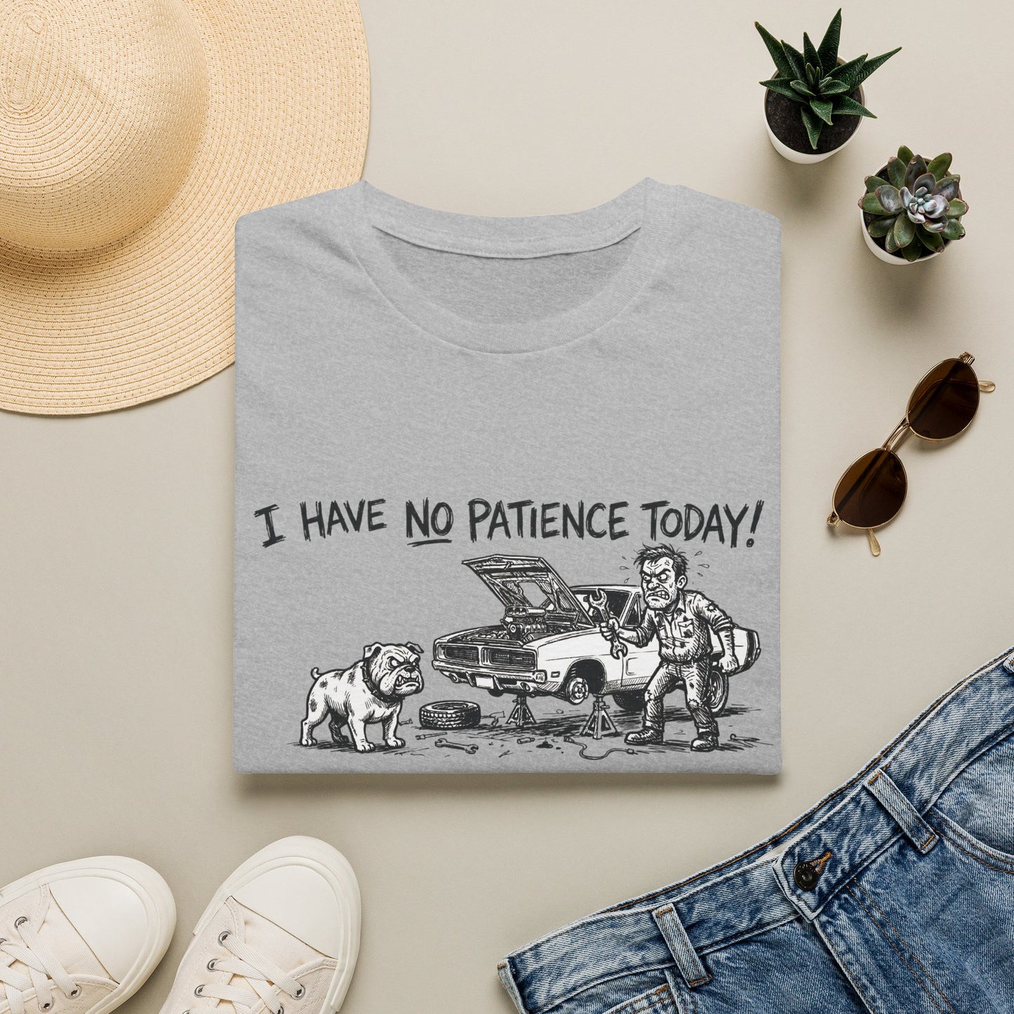 I have no patience today Unisex Softstyle T-Shirt