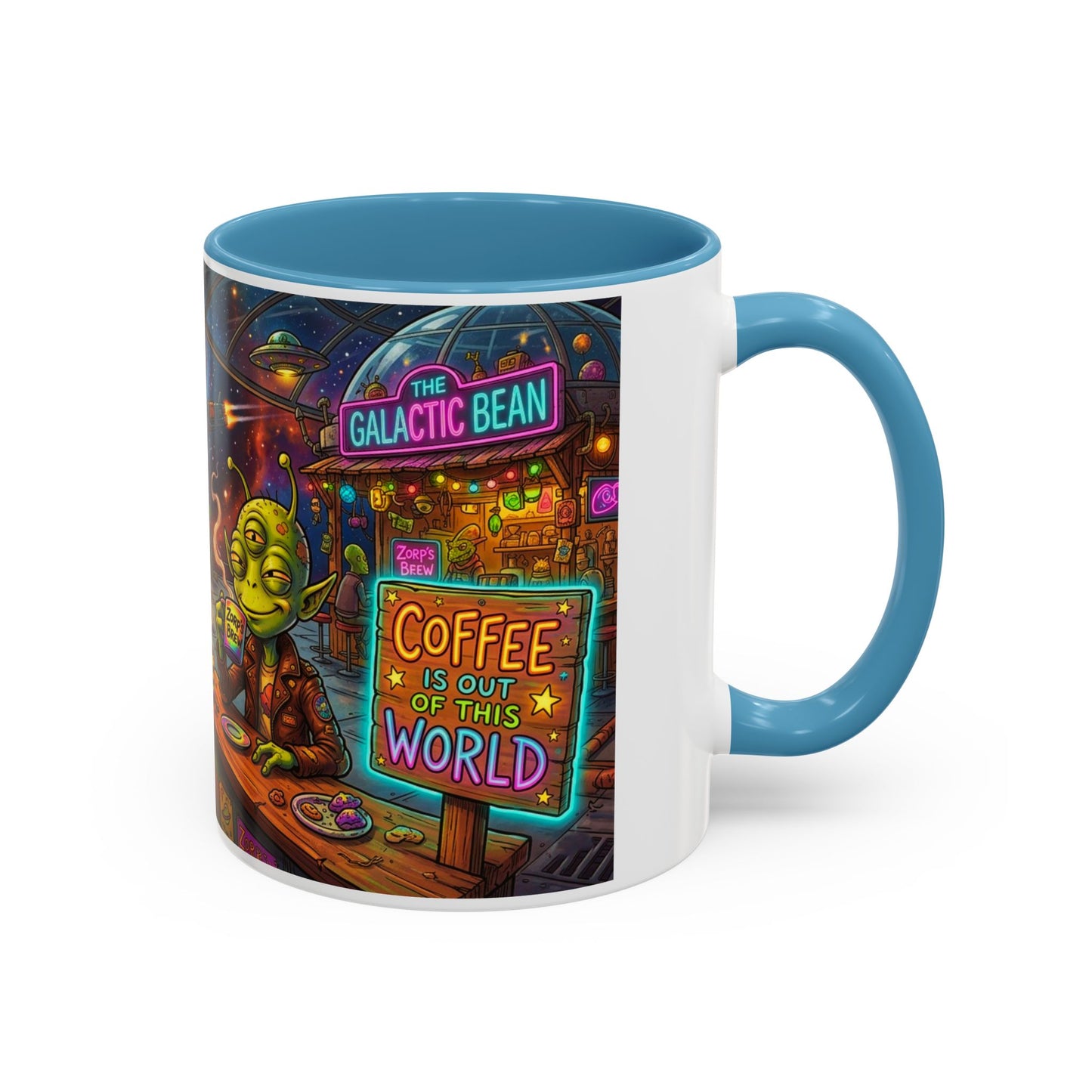 Coffee Is Out of This World Funny Accent Coffee Mug — Unique Gift for Coffee Lovers