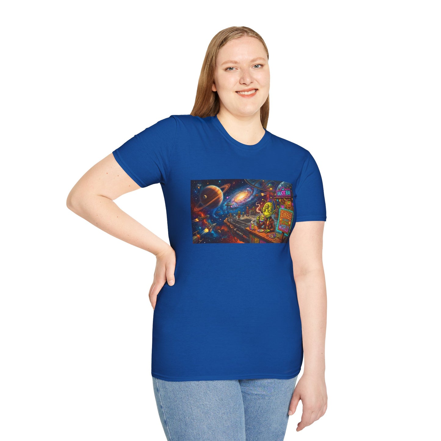 Coffee Is Out of This World Funny Softstyle Tee — Unique Gift for Coffee Lovers