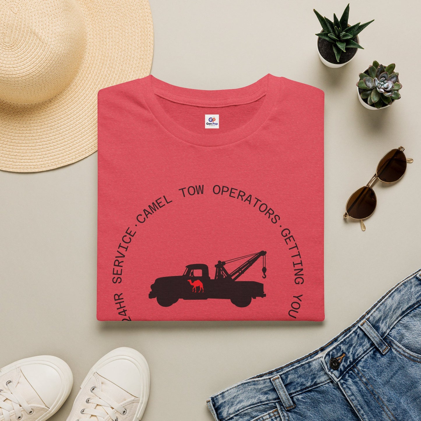 Camel Tow Operators Funny Adult Humor Softstyle Tee — Gag Gift for Him or Her
