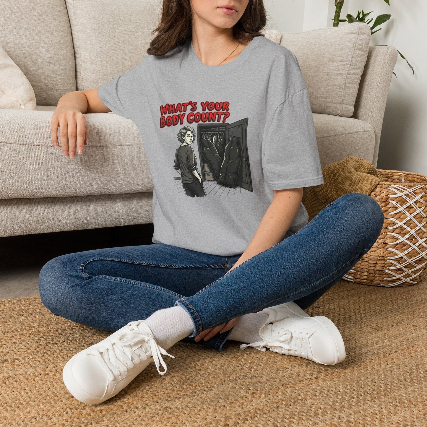 Body Count Funny Adult Humor Softstyle Tee — Gag Gift for Him or Her