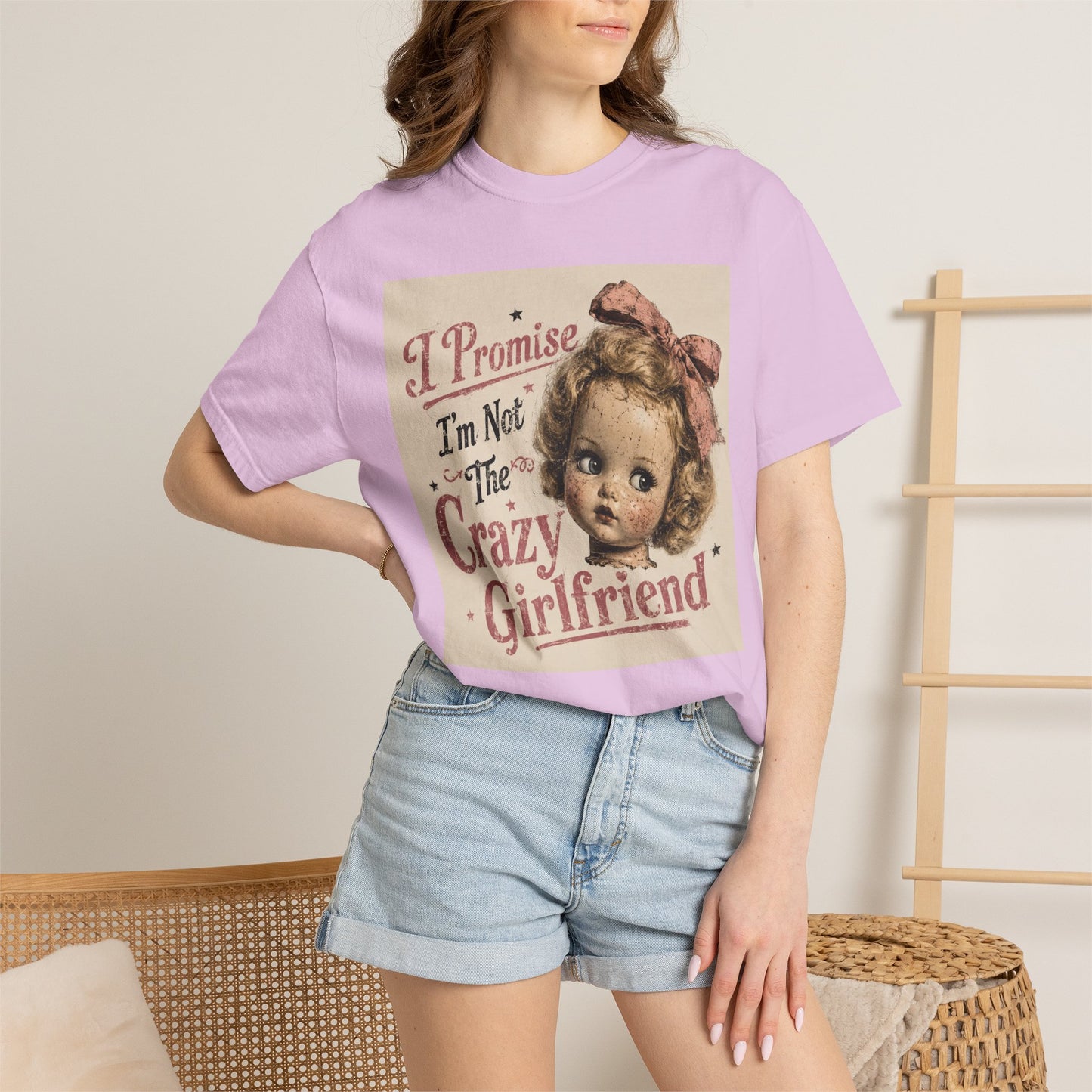 Crazy Girlfriend Unisex Garment-Dyed T-shirt
