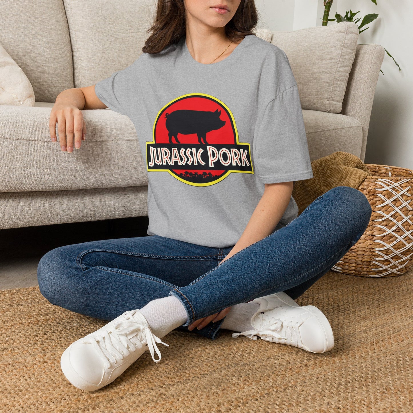 Jurrasic Pork Unisex Softstyle T-Shirt