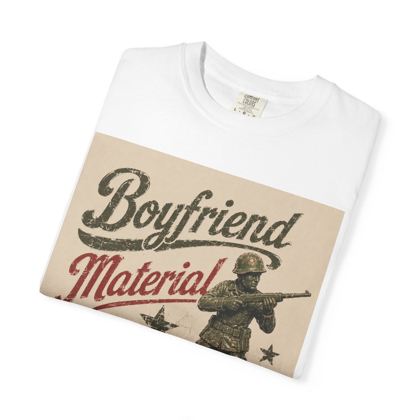 Boyfriend Material Unisex Garment-Dyed T-shirt