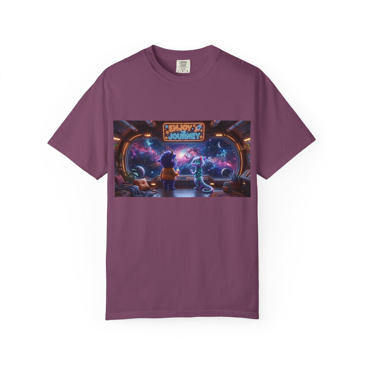 Enjoy the journey Unisex Garment-Dyed T-shirt
