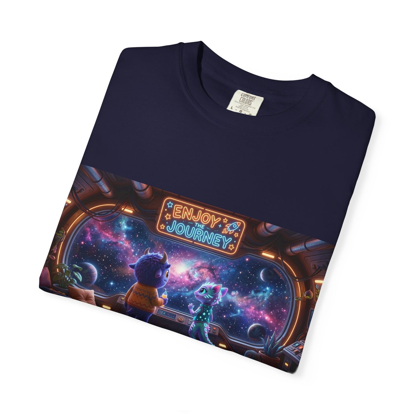 Enjoy the journey Unisex Garment-Dyed T-shirt