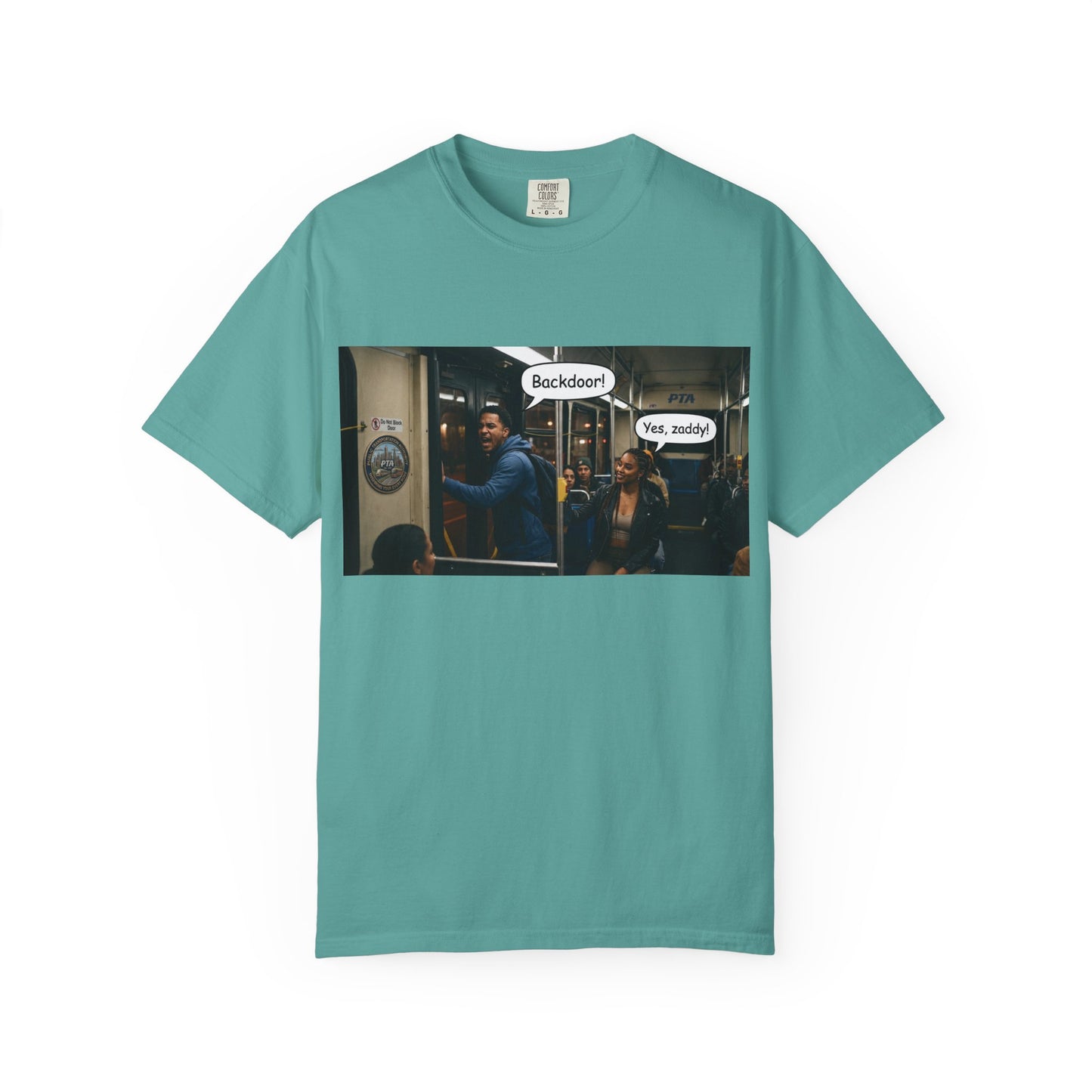 Backdoor Unisex Garment-Dyed T-shirt