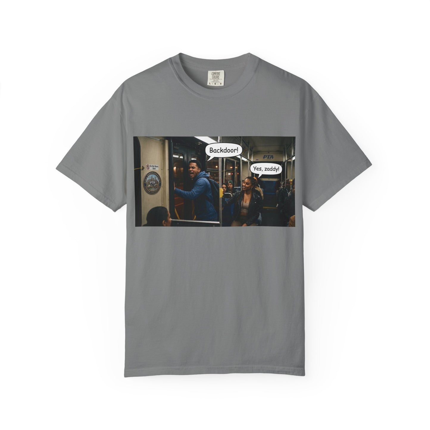 Backdoor Unisex Garment-Dyed T-shirt