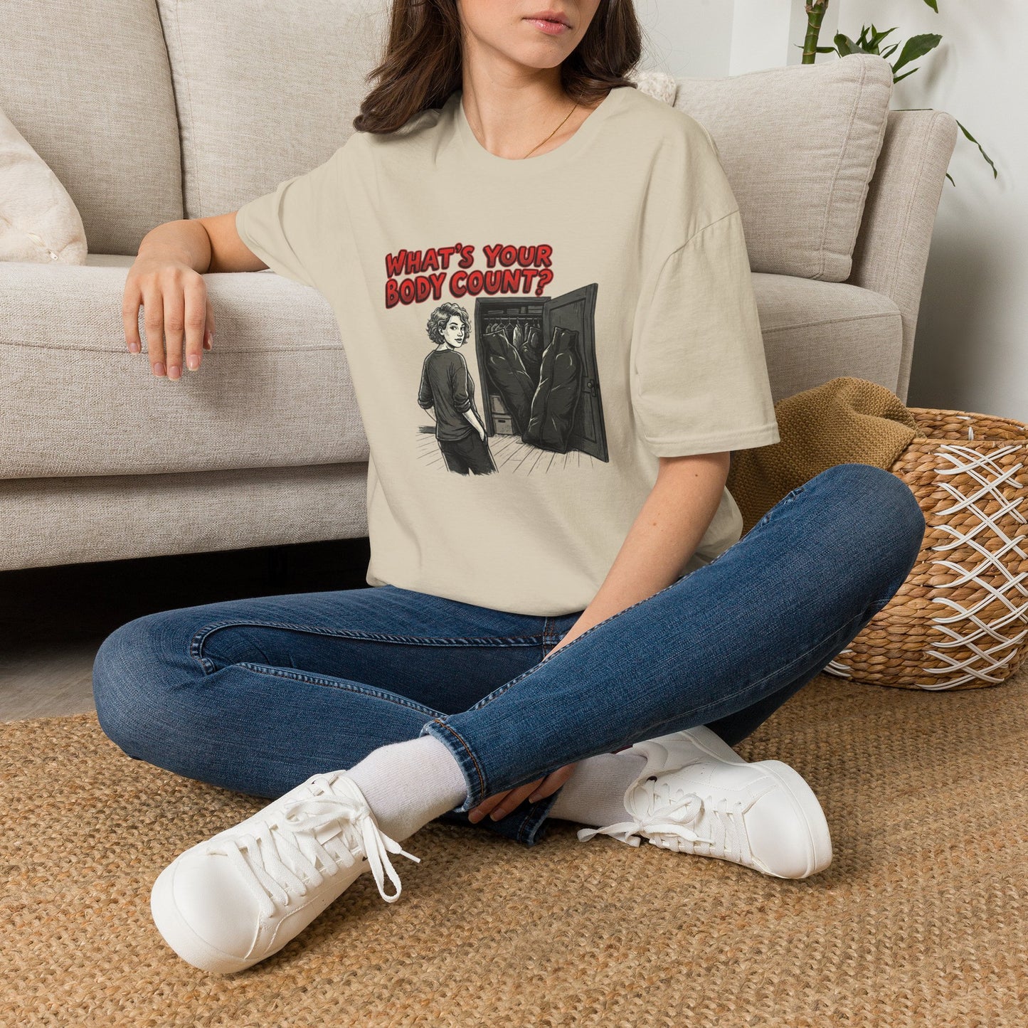 Body Count Funny Adult Humor Softstyle Tee — Gag Gift for Him or Her