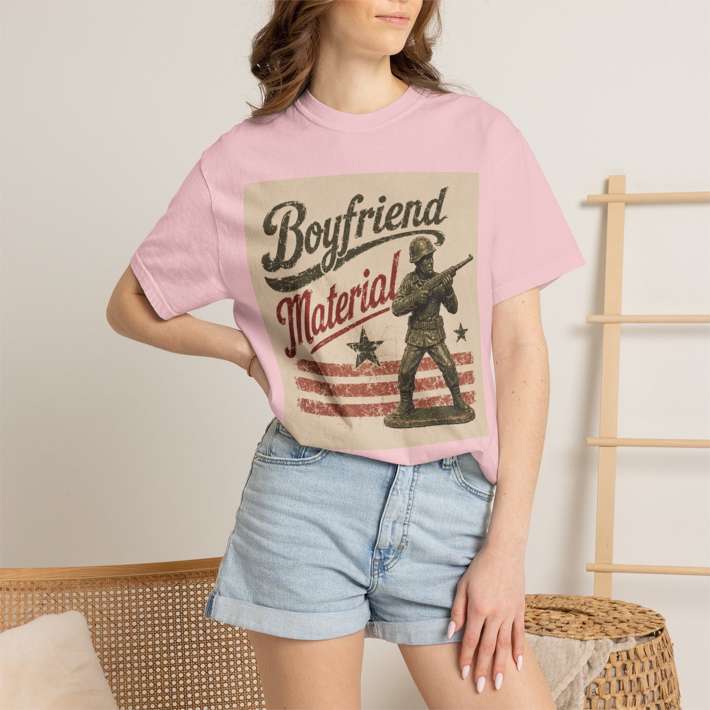 Boyfriend Material Unisex Garment-Dyed T-shirt