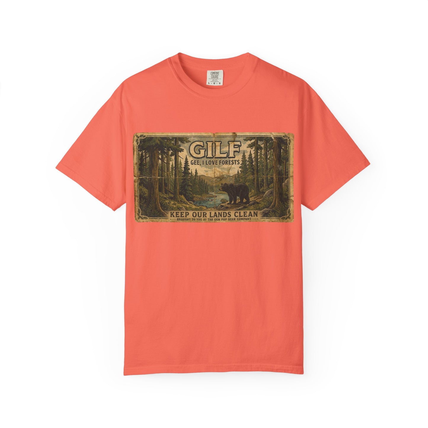GILF Bear Unisex Garment-Dyed T-shirt