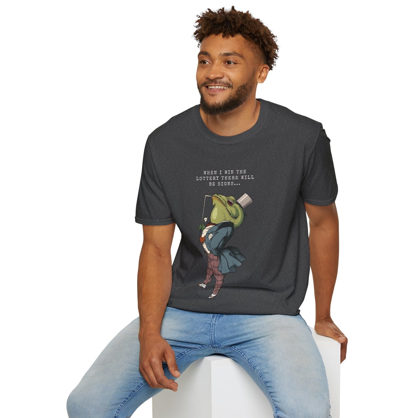 When I win the lottery Unisex Softstyle T-Shirt