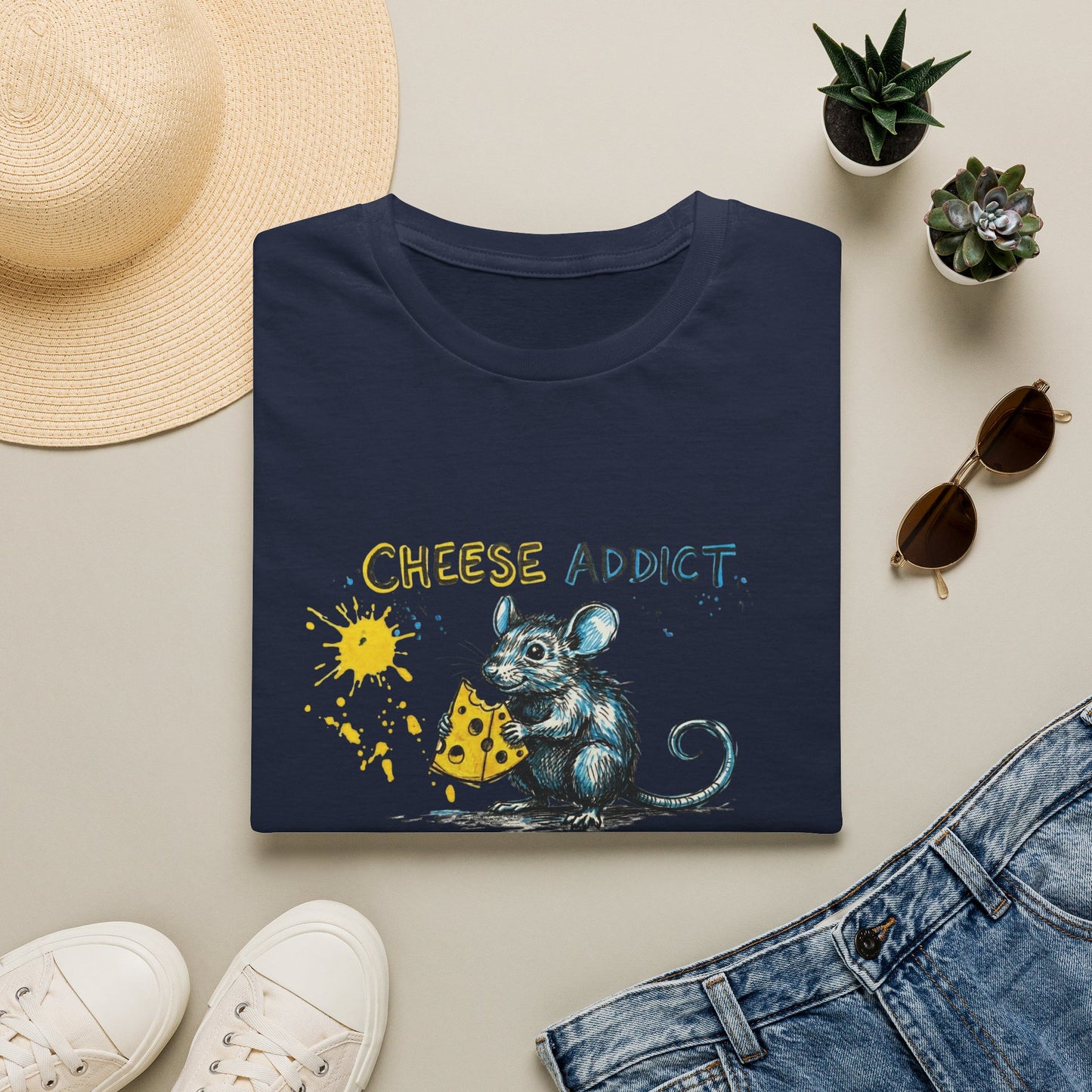 Cheese addict Unisex Softstyle T-Shirt