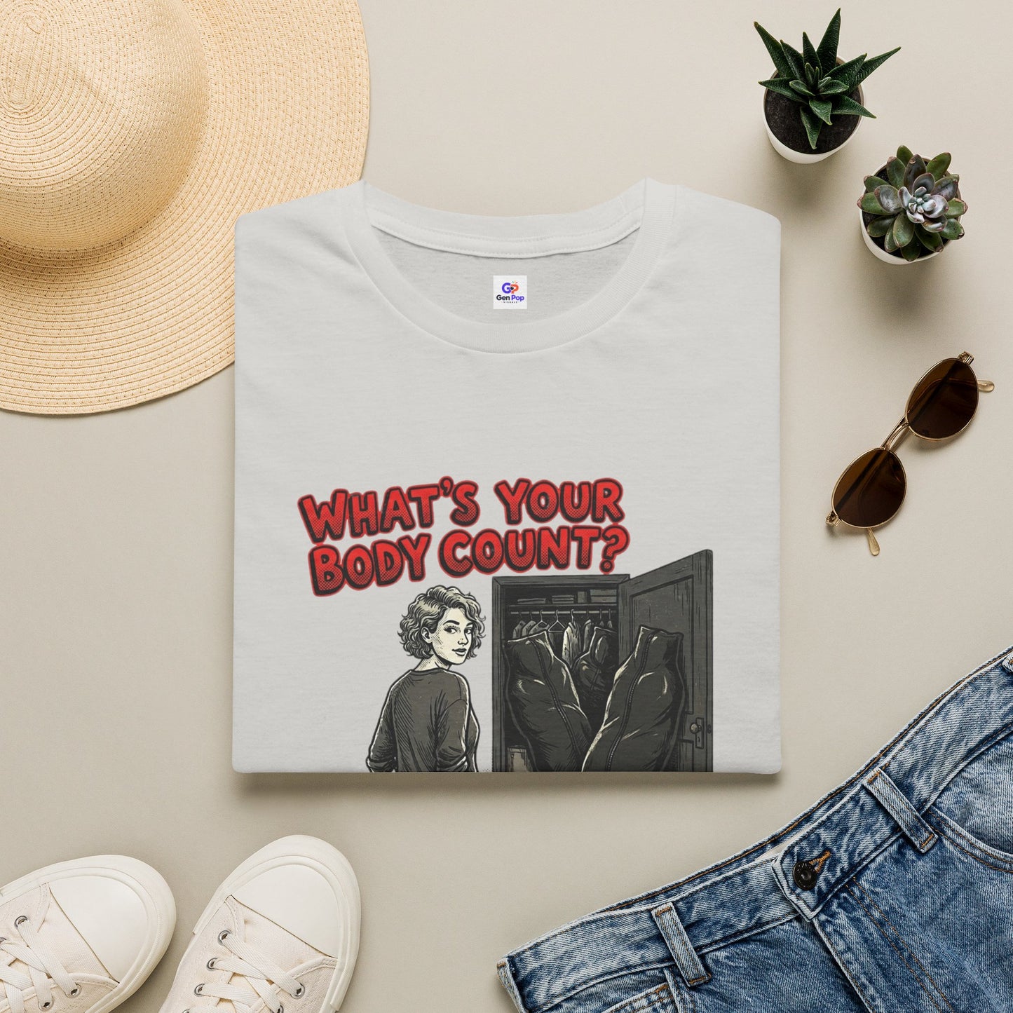 Body Count Funny Adult Humor Softstyle Tee — Gag Gift for Him or Her