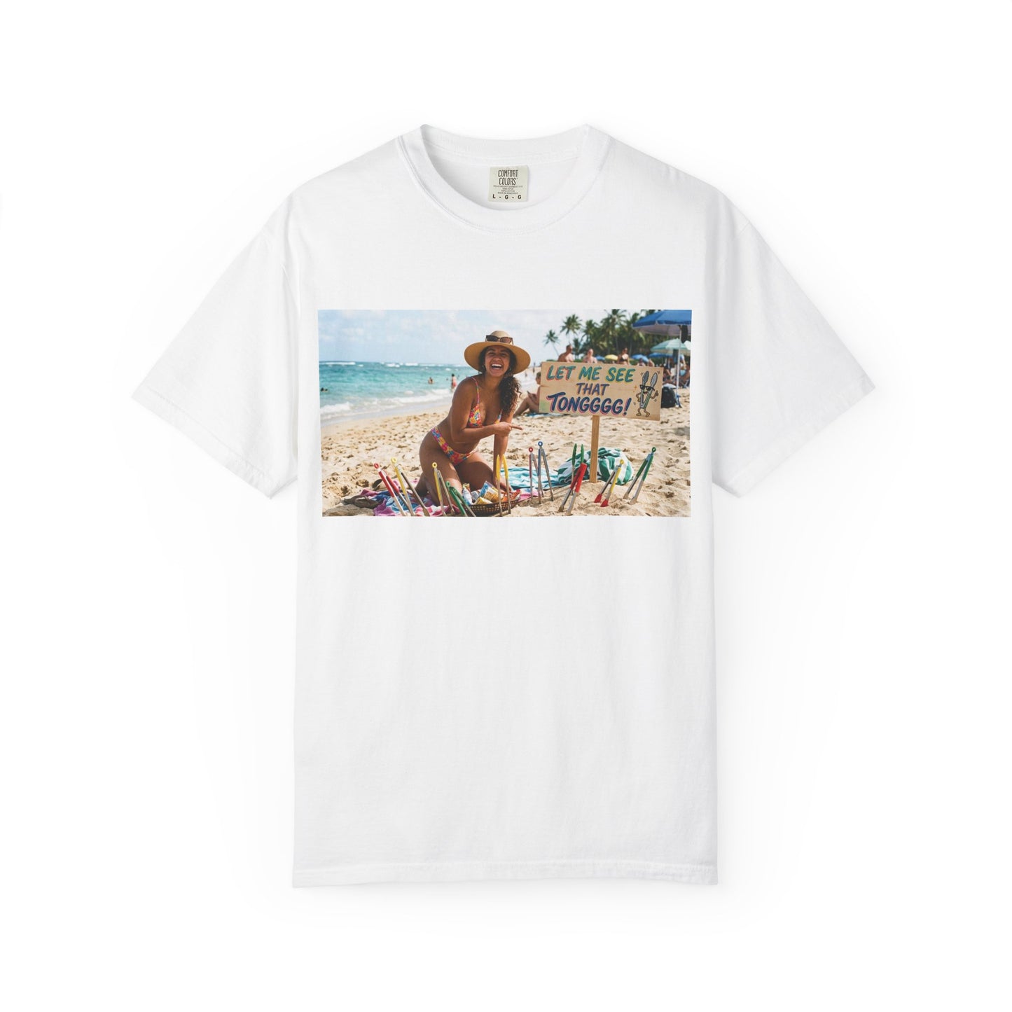 Let me see that tong Unisex Garment-Dyed T-shirt