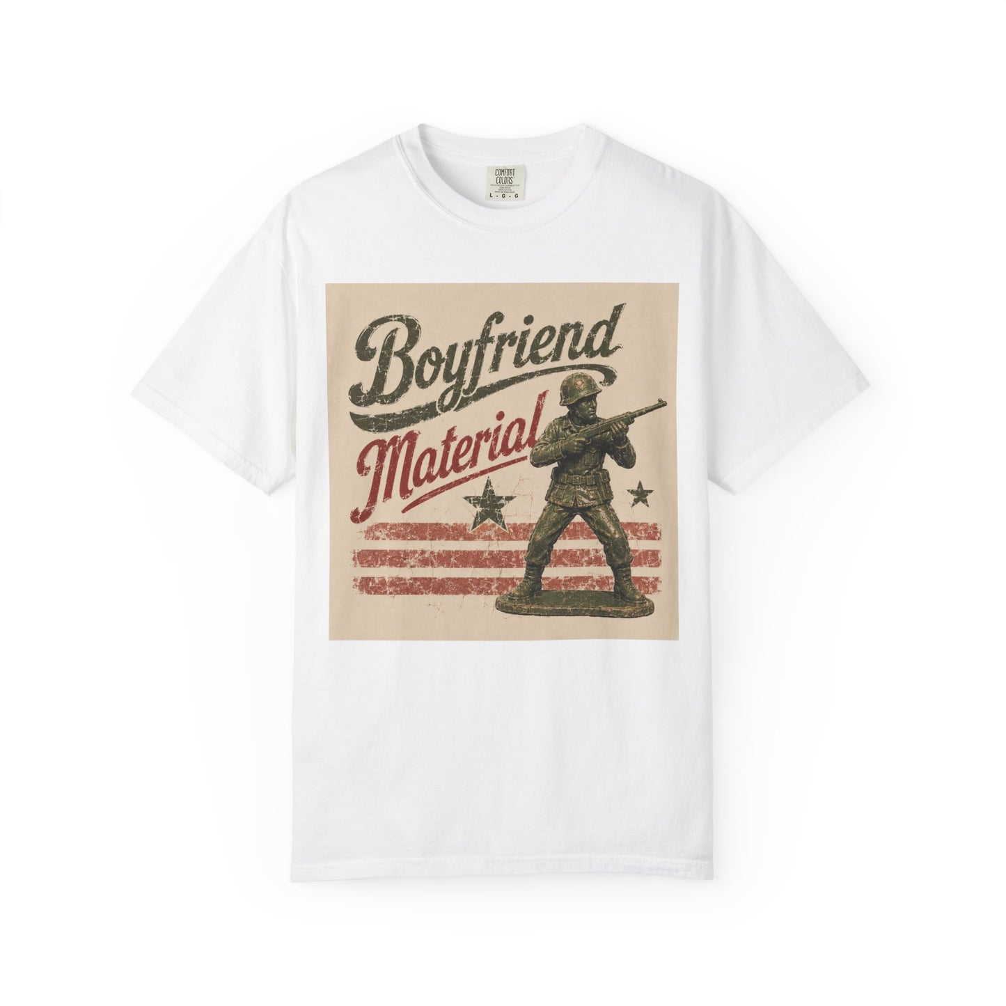 Boyfriend Material Unisex Garment-Dyed T-shirt