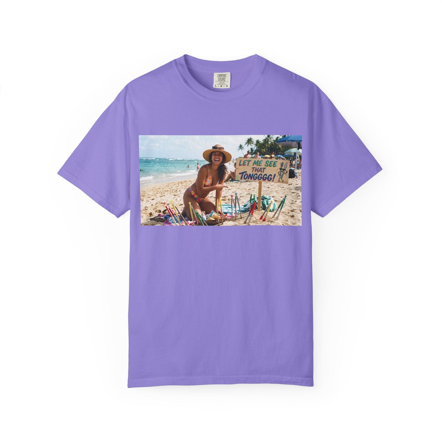 Let me see that tong Unisex Garment-Dyed T-shirt
