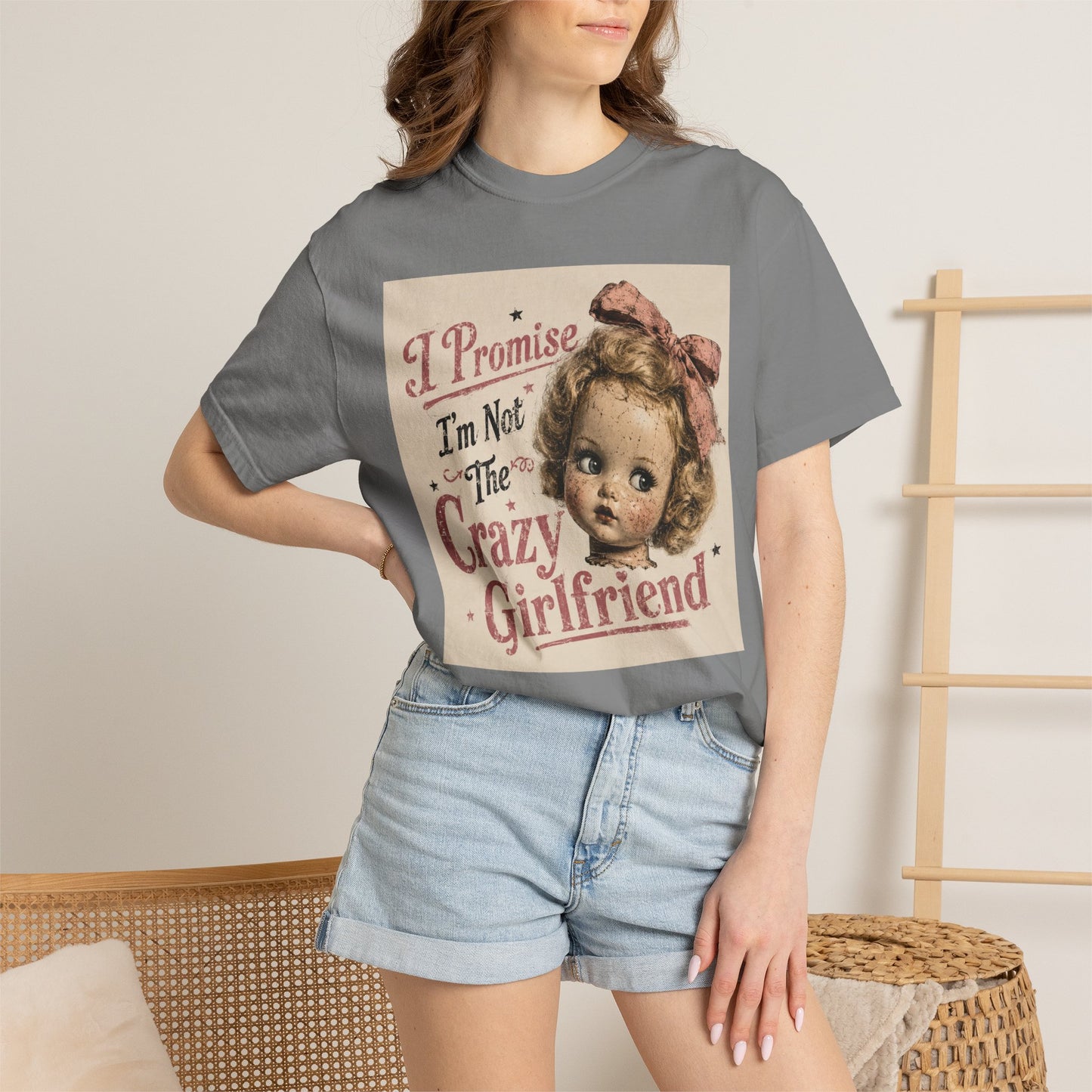 Crazy Girlfriend Unisex Garment-Dyed T-shirt
