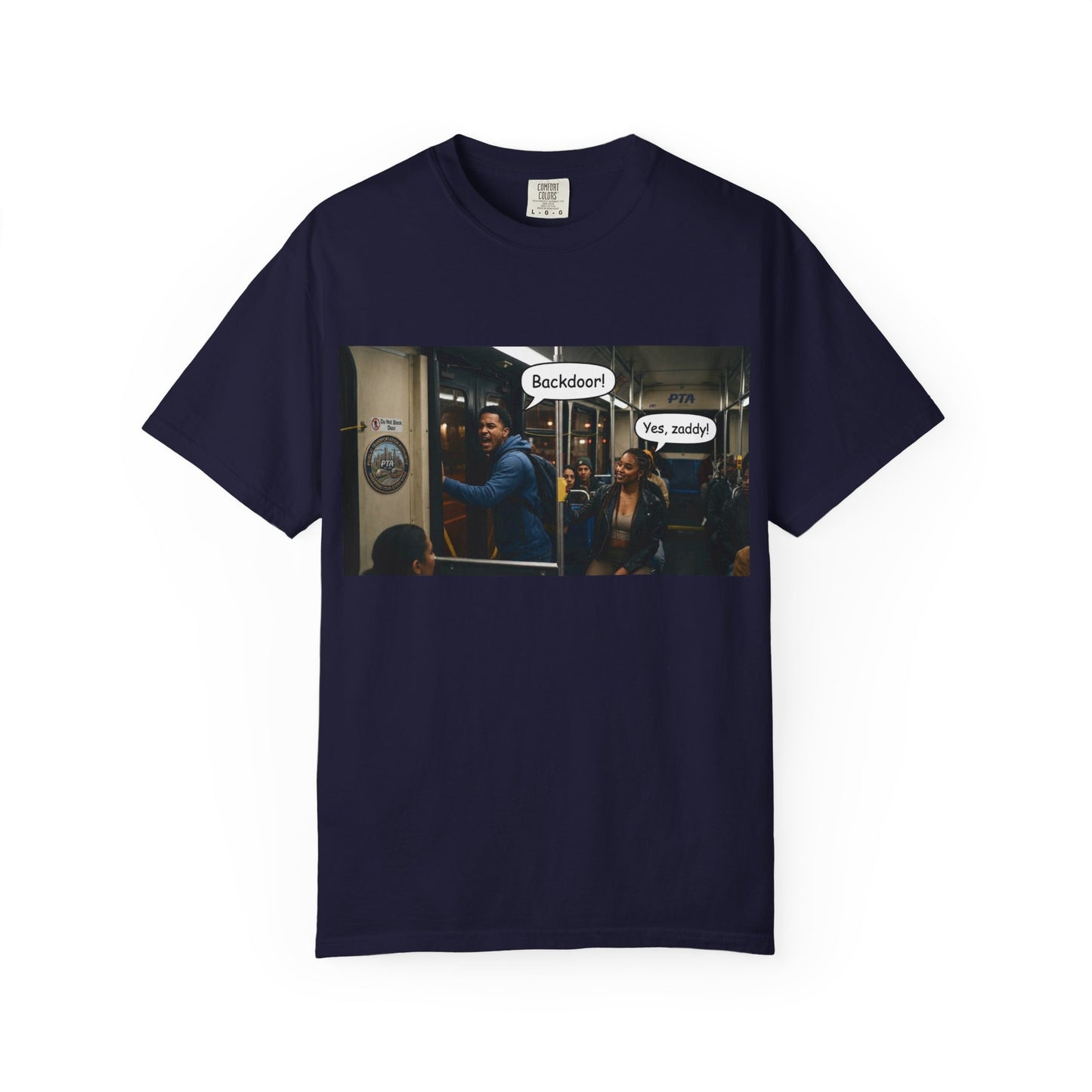 Backdoor Unisex Garment-Dyed T-shirt