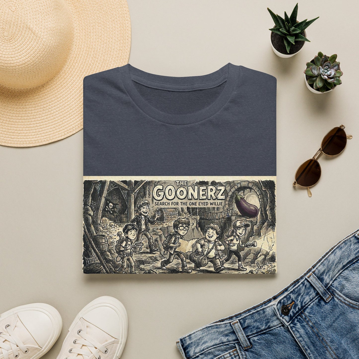 Egg plant adventures Unisex Softstyle T-Shirt