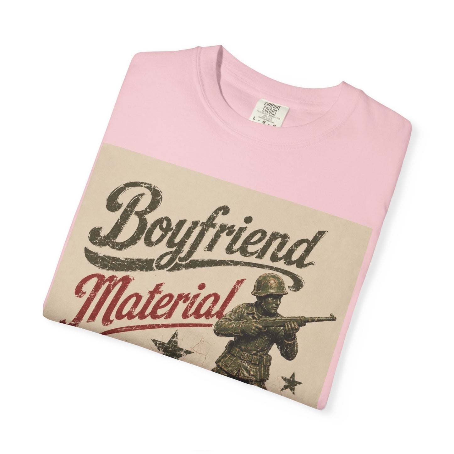 Boyfriend Material Unisex Garment-Dyed T-shirt