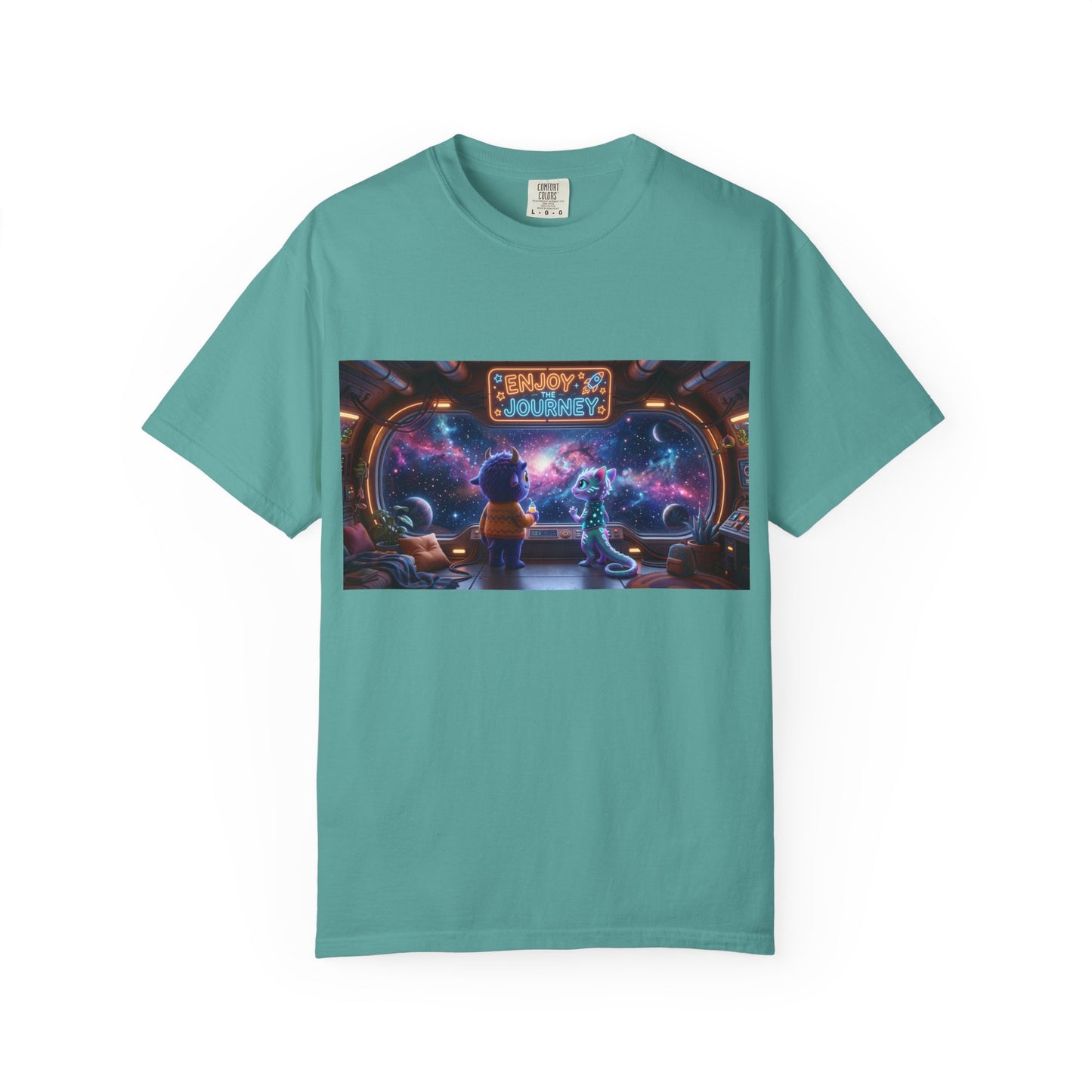 Enjoy the journey Unisex Garment-Dyed T-shirt
