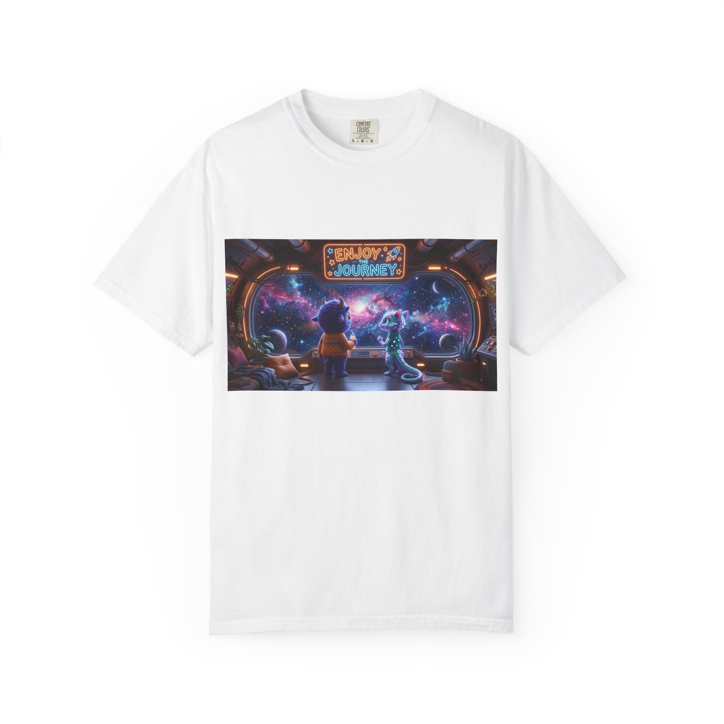 Enjoy the journey Unisex Garment-Dyed T-shirt