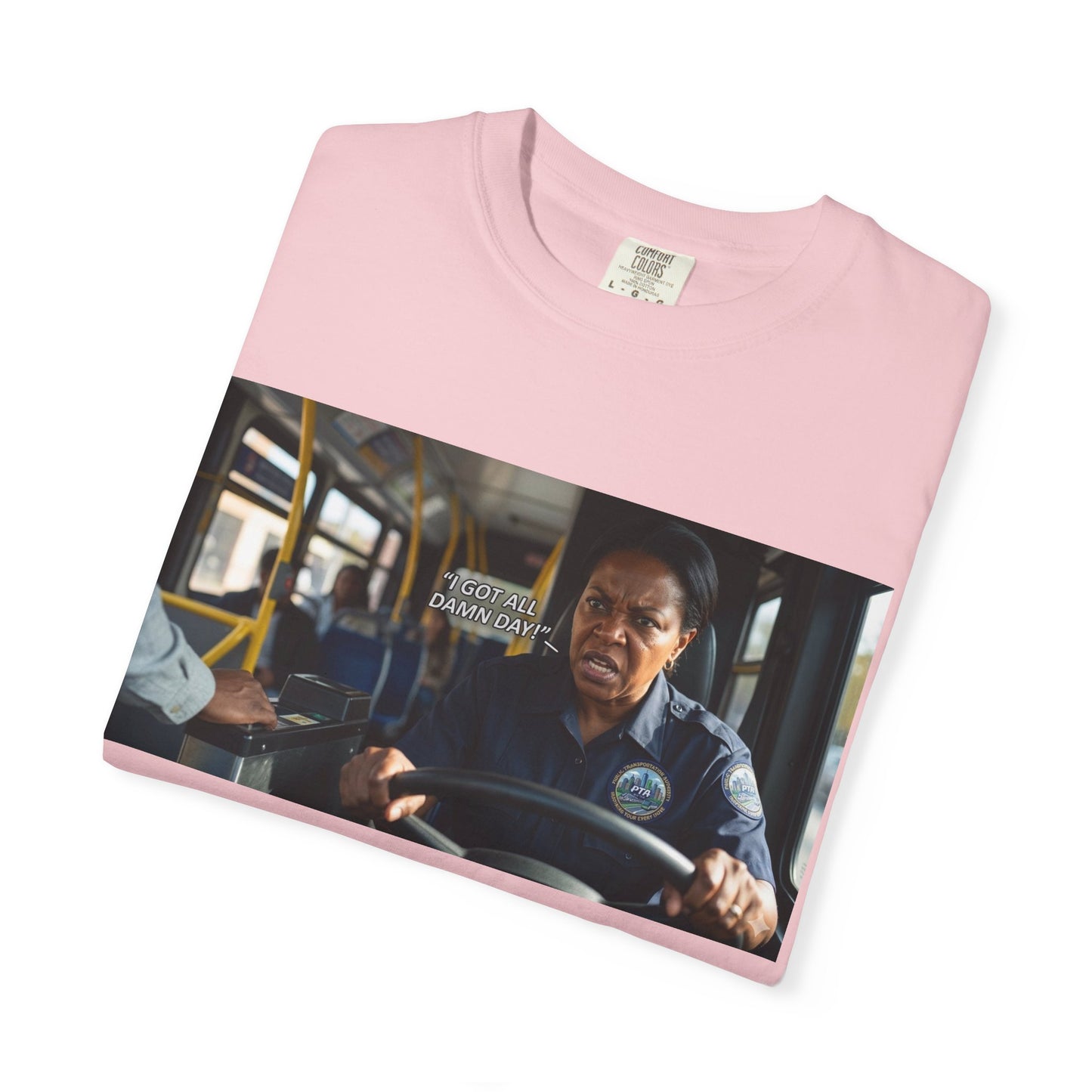 Having a Bad Day Funny Mood Garment-Dyed T-Shirt — Relatable Gift Idea