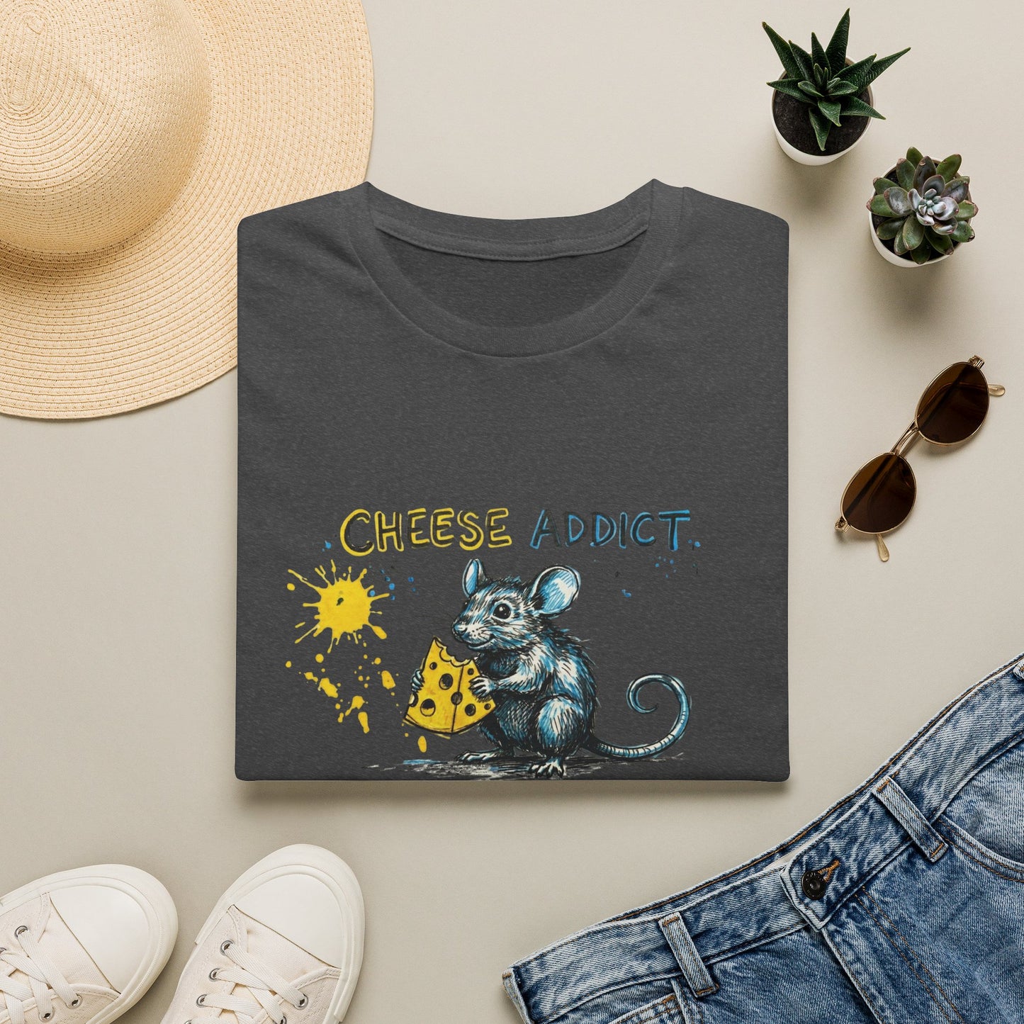 Cheese addict Unisex Softstyle T-Shirt