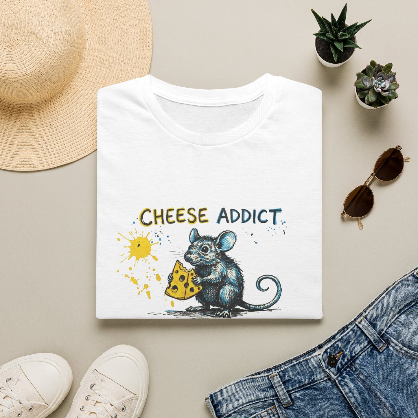 Cheese addict Unisex Softstyle T-Shirt