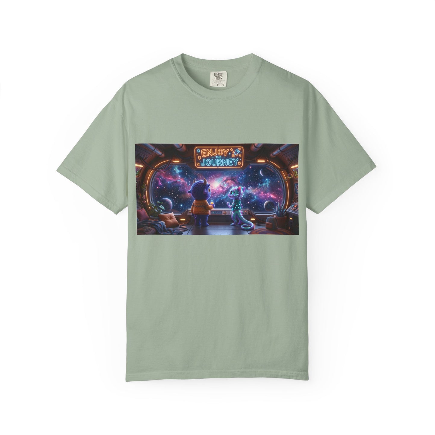 Enjoy the journey Unisex Garment-Dyed T-shirt