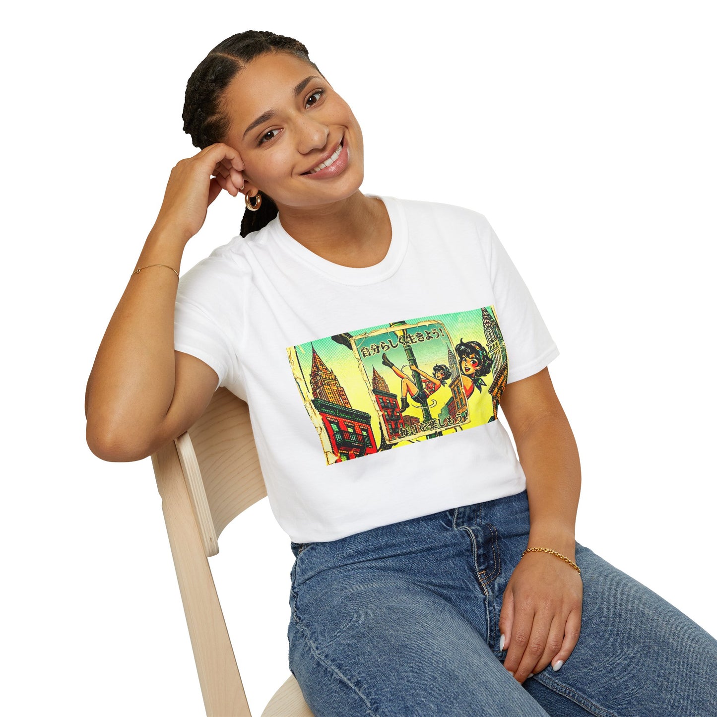 Girls Just Wanna Have Fun Softstyle Tee — Cute Gift for Him or Her