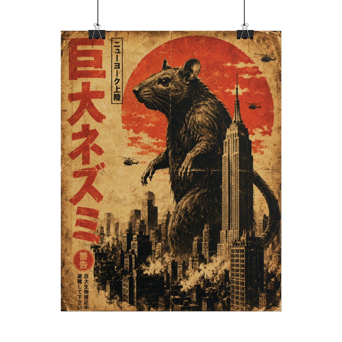 Ratzilla Rolled Posters