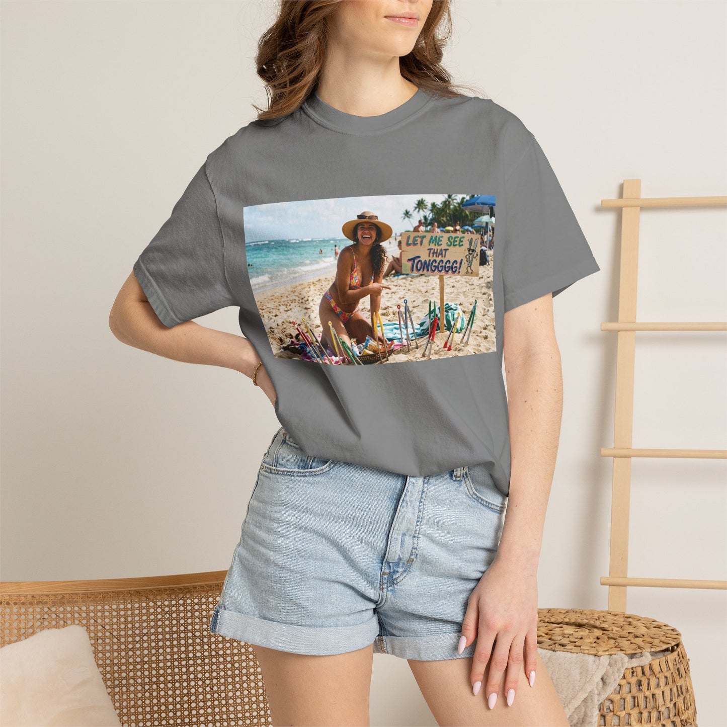 Let me see that tong Unisex Garment-Dyed T-shirt