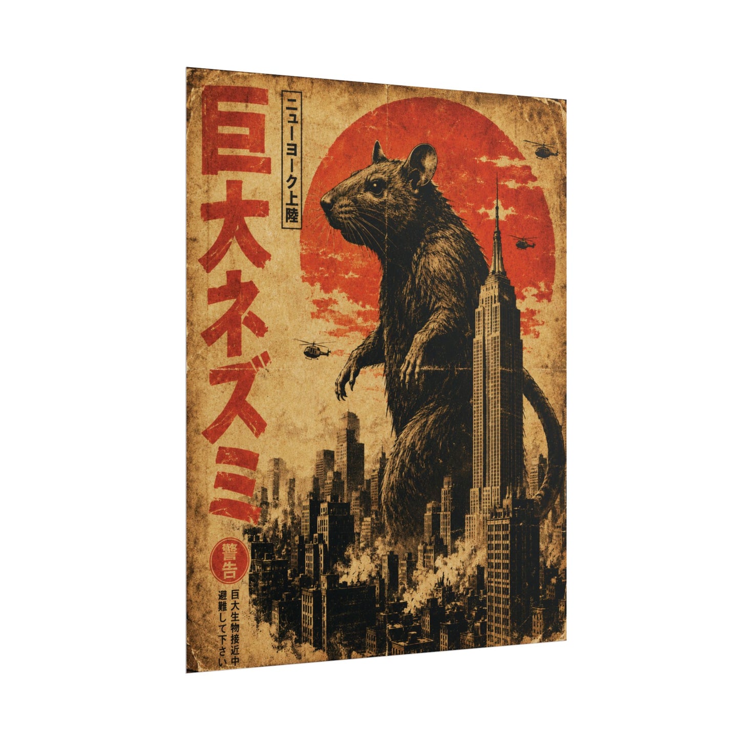 Ratzilla Rolled Posters