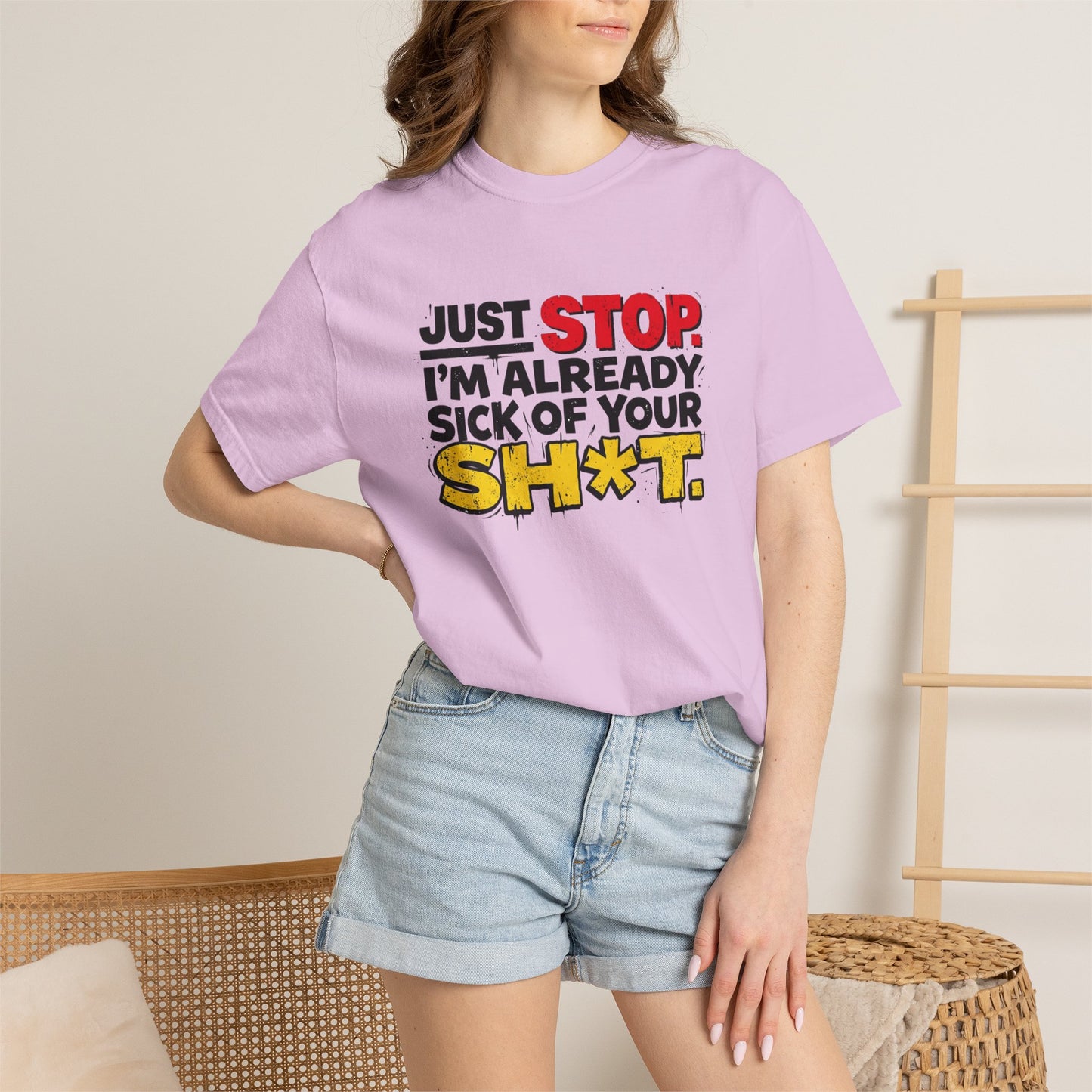 Just Stop Unisex Garment-Dyed T-shirt